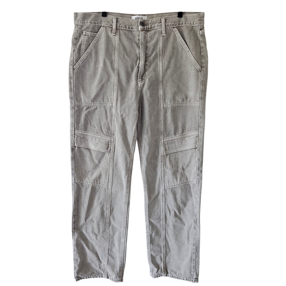Agolde Taupe Cooper Cargo Pants In Drab NWT - Picture 2 of 10